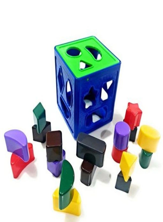 Camin Shape Sorter Cube, Educational Toy with 9 Multi-Coloured Shapes, Learning Activity Toy for Toddlers 1+ Years - Image 4
